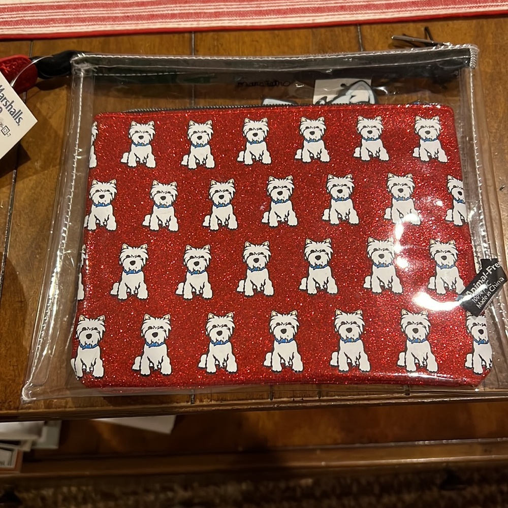 Marc Tetro Westie Cosmetic Bags NWT - Picture 8 of 8